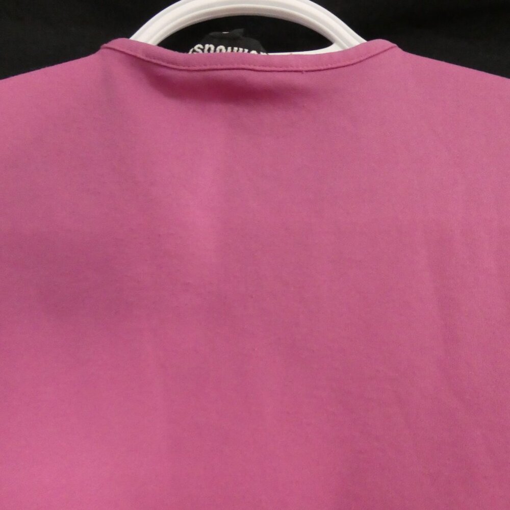 DOLLHOUSE size small Pink Polyester Tank Top Made In The USA With Cat Face Front - Picture 10 of 14
